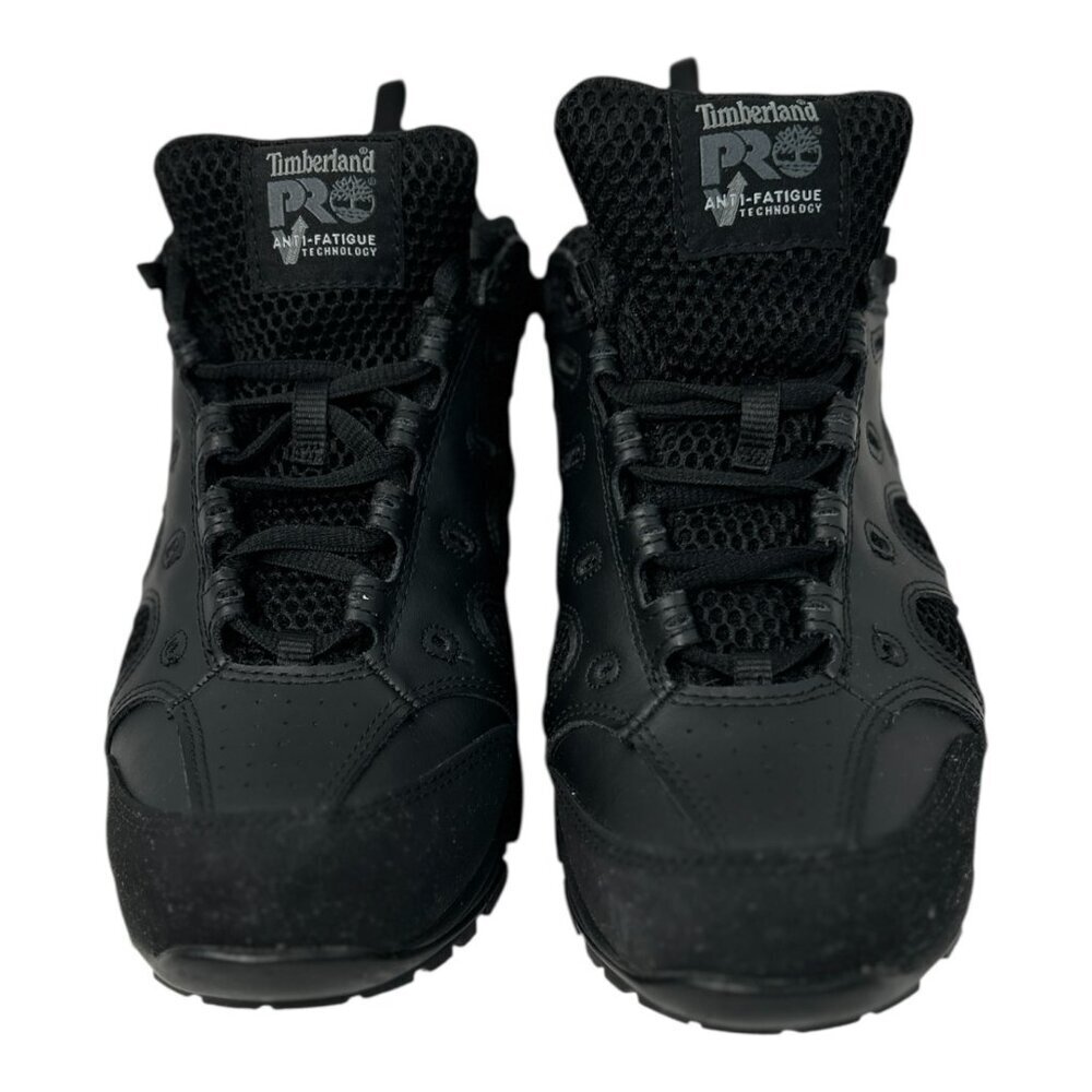 Timberland PRO Anti-Fatique Slip‎ Resistant Mens Black Work Shoe Sz 8.5 Soft Toe